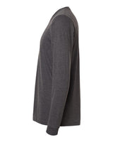 Tultex 202LS Fine Jersey Long Sleeve T-Shirt #color_Heather Charcoal