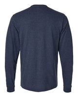 Tultex 202LS Fine Jersey Long Sleeve T-Shirt #color_Heather Denim