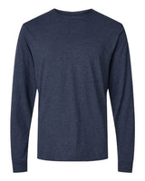 Tultex 202LS Fine Jersey Long Sleeve T-Shirt #color_Heather Denim