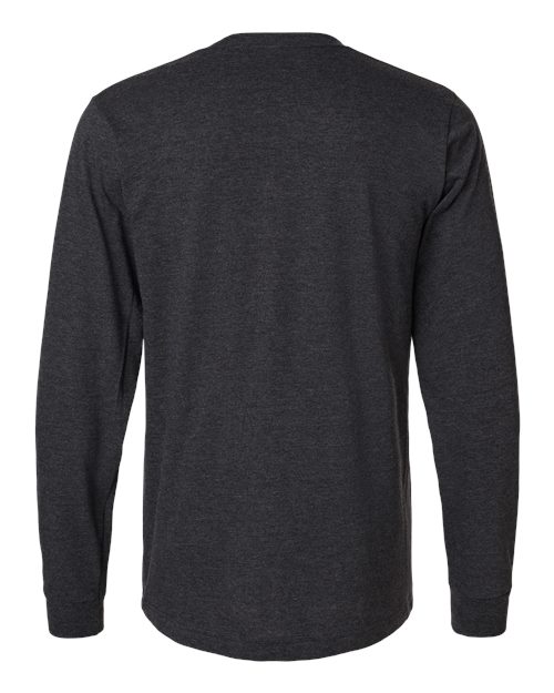 Tultex 202LS Fine Jersey Long Sleeve T-Shirt #color_Heather Graphite