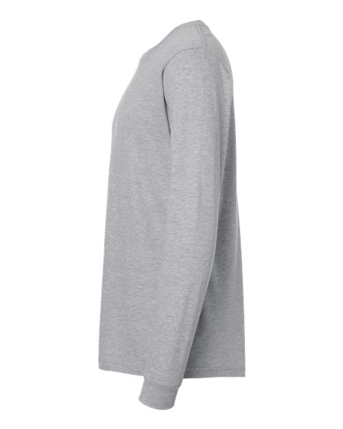 Tultex 202LS Fine Jersey Long Sleeve T-Shirt #color_Heather Grey