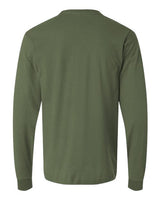 Tultex 202LS Fine Jersey Long Sleeve T-Shirt #color_Military Green