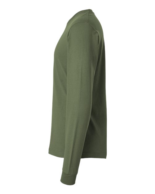 Tultex 202LS Fine Jersey Long Sleeve T-Shirt #color_Military Green
