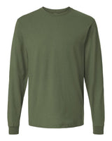 Tultex 202LS Fine Jersey Long Sleeve T-Shirt #color_Military Green