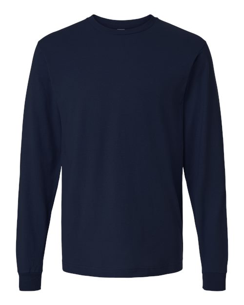 Tultex 202LS Fine Jersey Long Sleeve T-Shirt #color_Navy