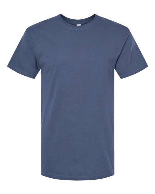M&O 4800 Gold Soft Touch T-Shirt #color_Indigo Blue