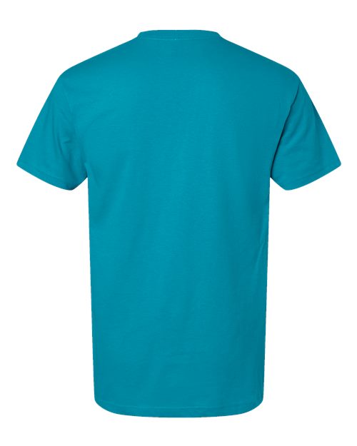 M&O 4800 Gold Soft Touch T-Shirt #color_Tropical Blue