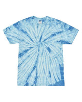 Tie-Dye CD101Y Youth 5.4 oz. 100% Cotton Spider T-Shirt #color_SPIDER BABY BLUE