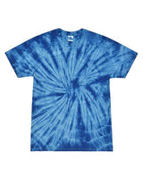 Tie-Dye CD101Y Youth 5.4 oz. 100% Cotton Spider T-Shirt #color_SPIDER ROYAL