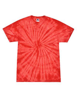 Tie-Dye CD101Y Youth 5.4 oz. 100% Cotton Spider T-Shirt #color_SPIDER RED