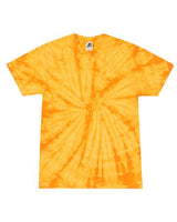Tie-Dye CD101Y Youth 5.4 oz. 100% Cotton Spider T-Shirt #color_SPIDER GOLD
