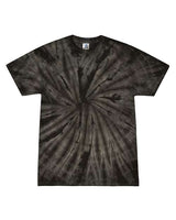Tie-Dye CD101Y Youth 5.4 oz. 100% Cotton Spider T-Shirt #color_SPIDER BLACK