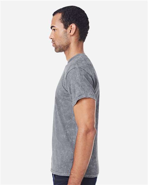 Tie-Dye CD1300 Adult 100% Cotton Vintage Wash T-Shirt #color_MINERAL GRAY