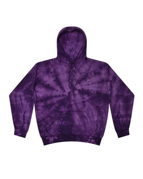 Colortone 8777 Tie-Dyed Hooded Sweatshirt #color_Spider Purple