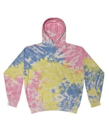 Colortone 8777 Tie-Dyed Hooded Sweatshirt #color_Sherbet