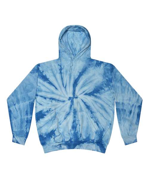 Colortone 8777 Tie-Dyed Hooded Sweatshirt #color_Spider Baby Blue