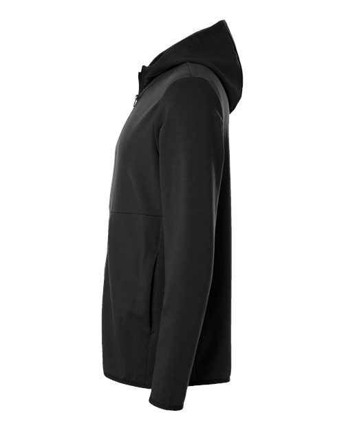 Independent Trading Co. EXP30PZ Perform Full-Zip Hooded Sweatshirt #color_Black