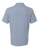 Adidas A702 Printed Blend Polo #color_Blue Dawn Melange