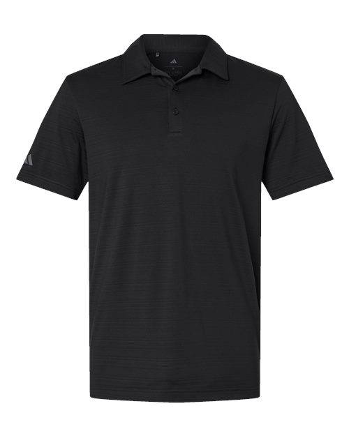 Adidas A704 Textured Stripe Polo #color_Black