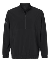 Adidas A705 Woven Half-Zip Pullover #color_Black
