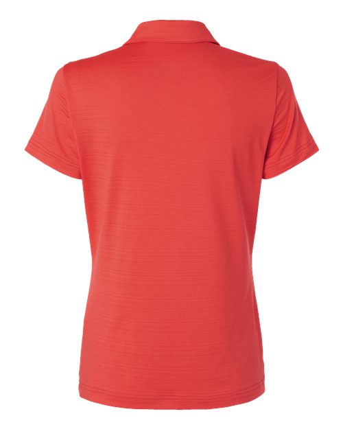 Adidas A707 Women's Textured Stripe Polo #color_Bright Red