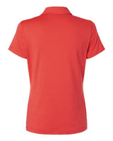 Adidas A707 Women's Textured Stripe Polo #color_Bright Red