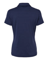 Adidas A707 Women's Textured Stripe Polo #color_Dark Blue