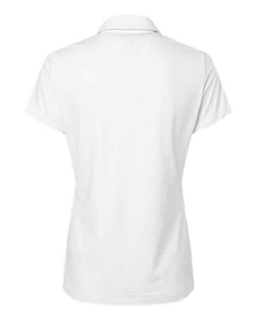 Adidas A707 Women's Textured Stripe Polo #color_White