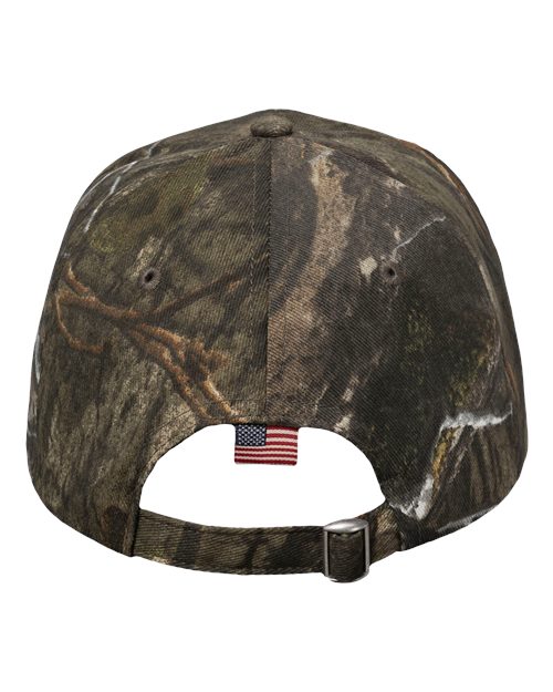 Kati LC350 Camo Woven USA Flag Cap #color_Country DNA/ USA Flag
