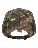 Kati LC350 Camo Woven USA Flag Cap #color_Xtra/ USA Flag