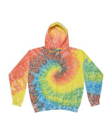 Colortone 8888 Tie-Dyed Full-Zip Hooded Sweatshirt #color_Mykonos