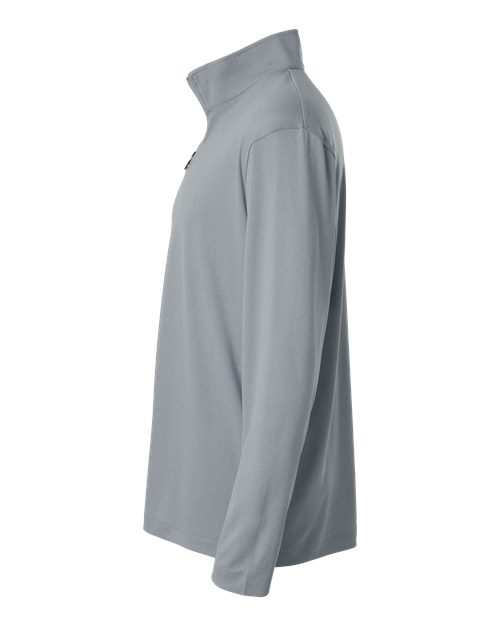 AllPro 41870 Pro-Lock Performance Quarter-Zip Pullover #color_Heather Steel