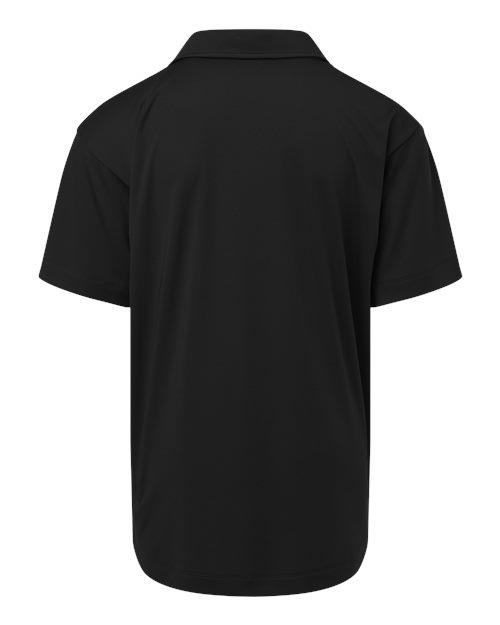 AllPro 41800Y Pro-Lock Youth Performance Polo #color_Black