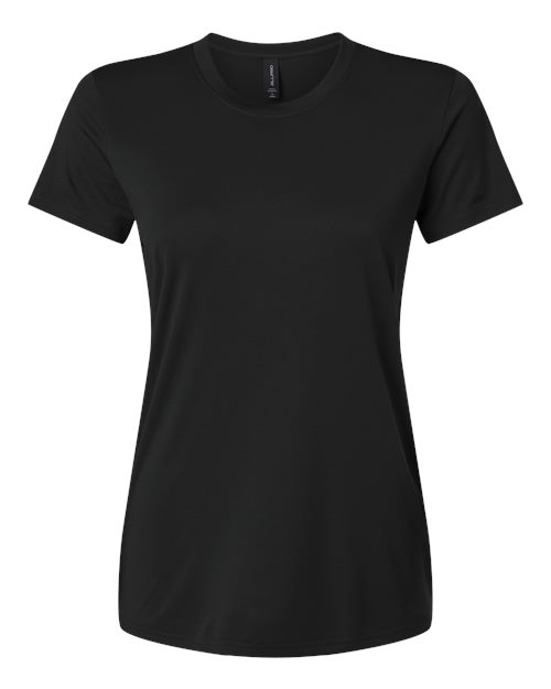AllPro 48000L Pro-Lock Women's Performance T-Shirt #color_Black
