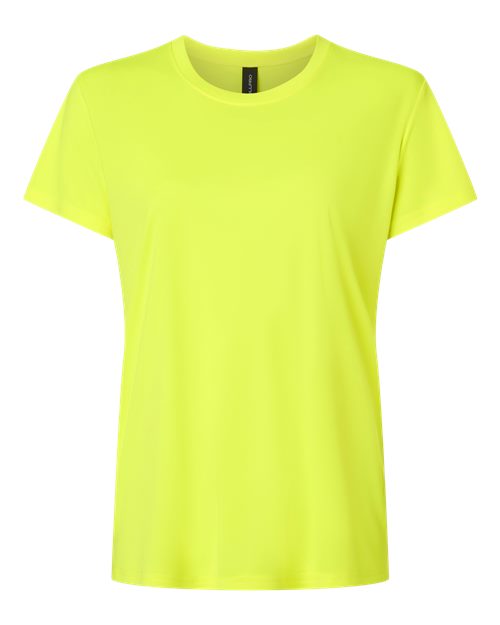 AllPro 48000L Pro-Lock Women's Performance T-Shirt #color_Neon Yellow