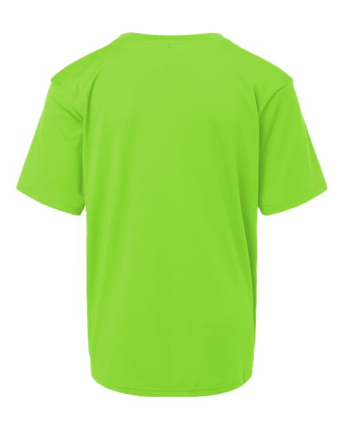AllPro 48000Y Pro-Lock Youth Performance T-Shirt #color_Lime