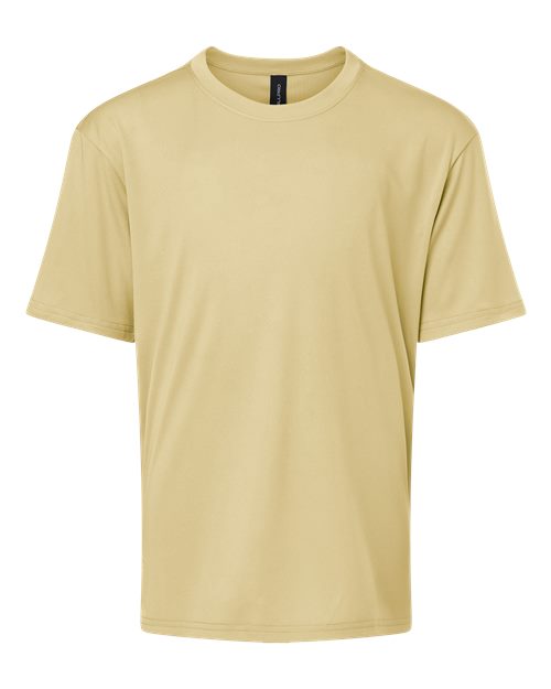 AllPro 48000Y Pro-Lock Youth Performance T-Shirt #color_Vegas Gold