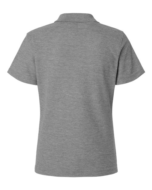AllPro 62800L Women's Pique Polo #color_Heather Granite
