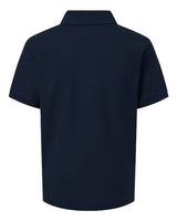 AllPro 62800Y Youth Pique Polo #color_Navy