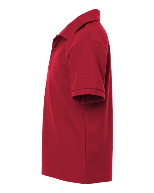 AllPro 62800Y Youth Pique Polo #color_Red