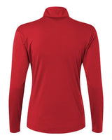 AllPro 41870L Pro-Lock Women's Performance Quarter-Zip Pullover #color_Red