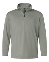 AllPro 41870Y Pro-Lock Youth Performance Quarter-Zip Pullover #color_Greystone