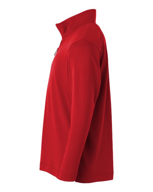AllPro 41870Y Pro-Lock Youth Performance Quarter-Zip Pullover #color_Red