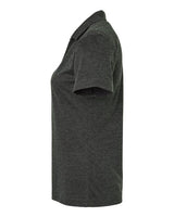 AllPro 4HM00L Women's Performance Mélange Polo #color_Black Melange