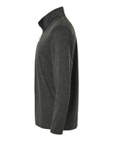 AllPro 4HM700 Performance Mélange Quarter-Zip Pullover #color_Black Melange