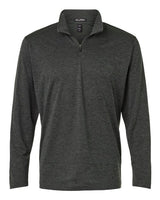 AllPro 4HM700 Performance Mélange Quarter-Zip Pullover #color_Black Melange