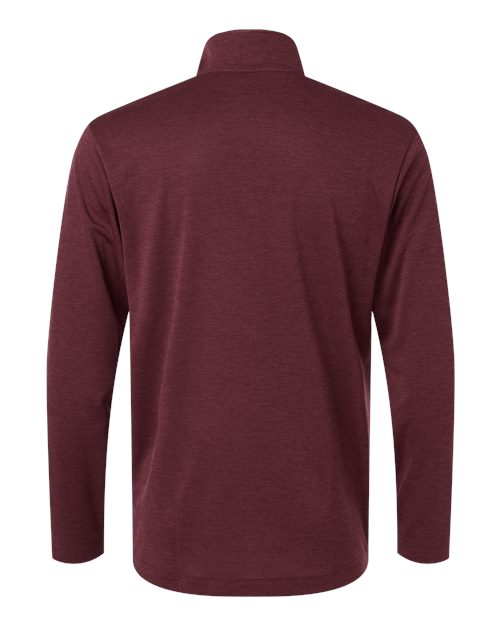 AllPro 4HM700 Performance Mélange Quarter-Zip Pullover #color_Maroon Melange