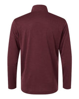 AllPro 4HM700 Performance Mélange Quarter-Zip Pullover #color_Maroon Melange