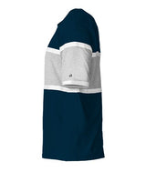 Badger 4980 United T-Shirt #color_Navy/ Oxford/ White