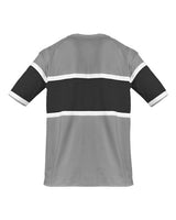 Badger 4980 United T-Shirt #color_Oxford/ Black/ White